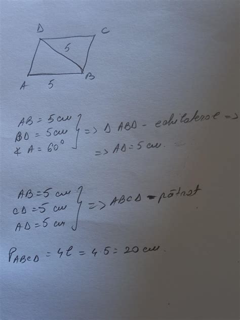 Aflati Perimetrul Paralelogramului Abcd Stiind Ca Aflati lungimile laturilor unui paralelogram ABCD stiind ca are